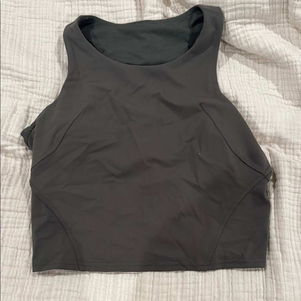 Green Lululemon High Neck Align Top